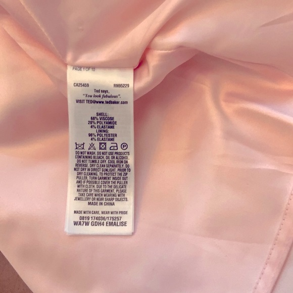 New! Beautiful lace and polyester 3-D dress - Picture 5 of 6